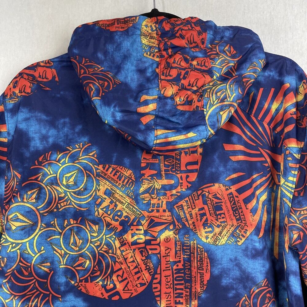 Volcom Forwarder Jacket Medium Blue All Over Prin… - image 6